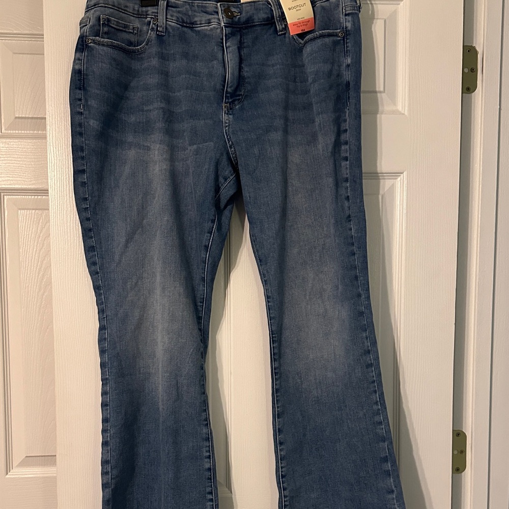St. John's Bay Classic Straight Blue Jeans - Picture 6 of 8